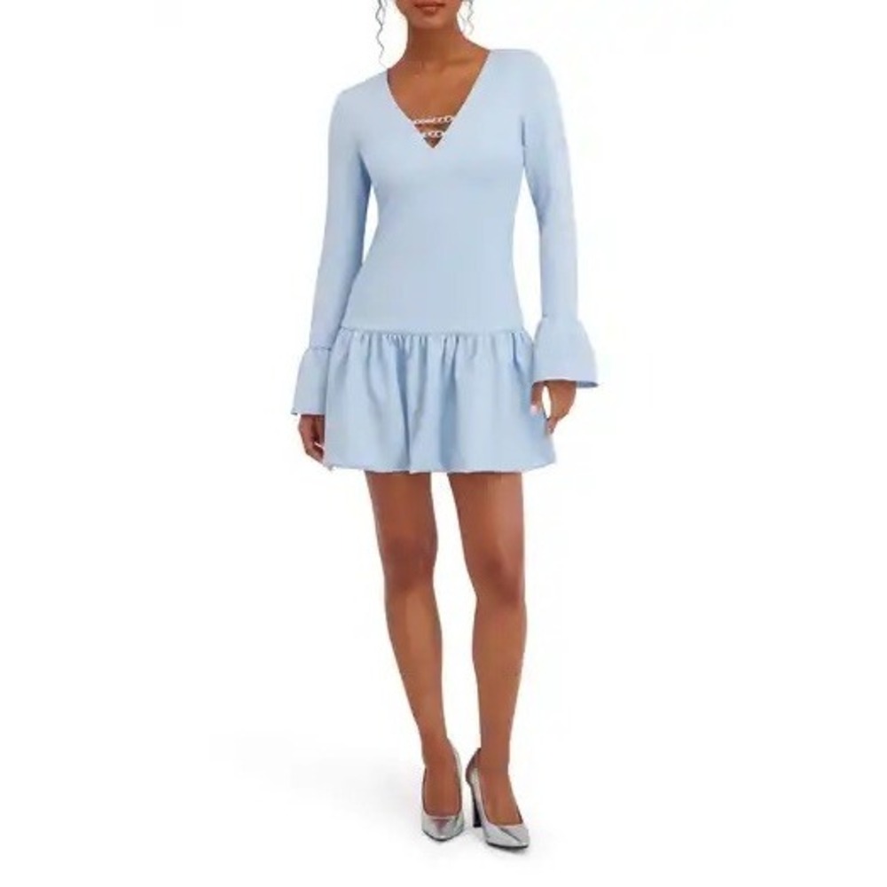Siena Women's Fluence Bottom Long Sleeves Mini Dress Sz 6